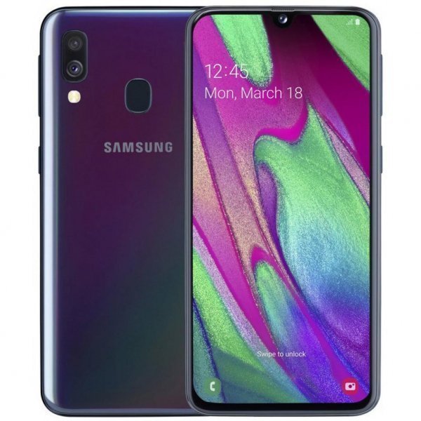 Мобільний телефон Samsung SM-A405F/64 (Galaxy A40 64Gb) Black (SM-A405FZKDSEK)
