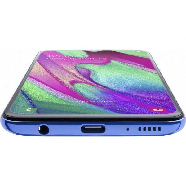 Мобільний телефон Samsung SM-A405F/64 (Galaxy A40 64Gb) Blue (SM-A405FZBDSEK)