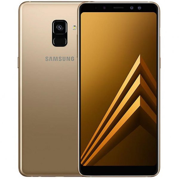 Мобільний телефон Samsung SM-A730F (Galaxy A8 Plus Duos 2018) Gold (SM-A730FZDDSEK)