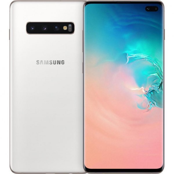 Мобільний телефон Samsung SM-G975F/512 (Galaxy S10 Plus) Ceramic White (SM-G975FCWGSEK)