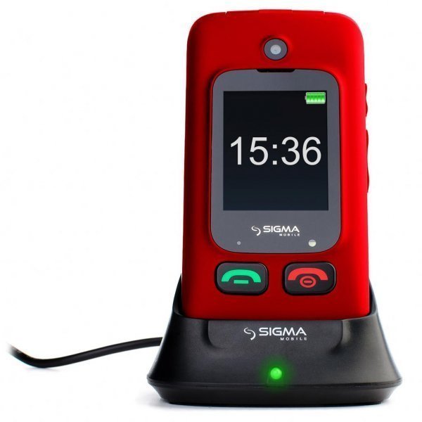 Мобільний телефон Sigma Comfort 50 Shell DS Black-Red (4827798212325)