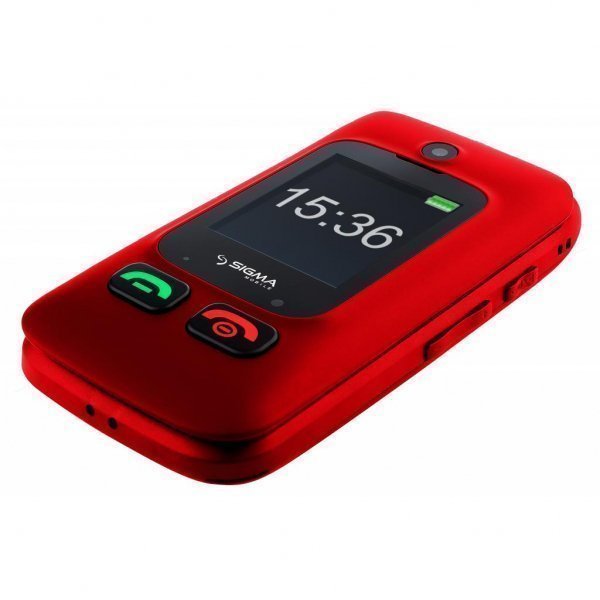 Мобільний телефон Sigma Comfort 50 Shell DS Black-Red (4827798212325)