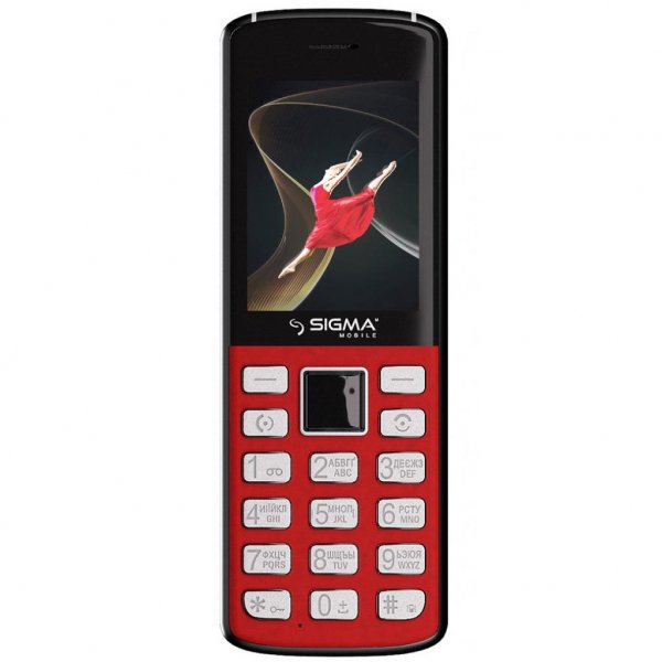 Мобільний телефон Sigma X-style 24 Onyx Red (4827798324622)