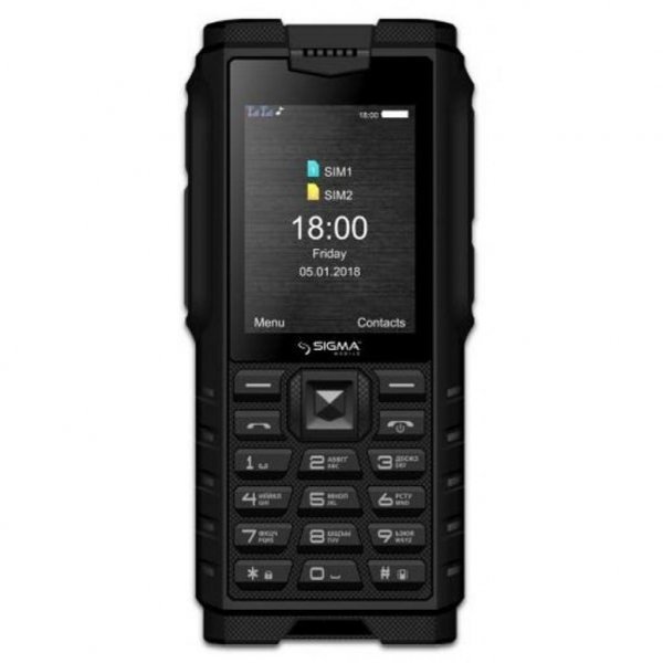 Мобільний телефон Sigma X-treme DZ68 Black (4827798466315)