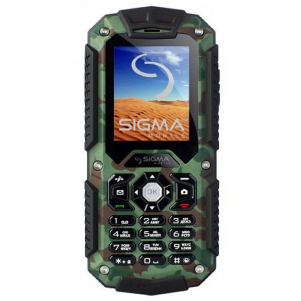 Мобільний телефон Sigma X-treme IT67 Dual Sim Khaki (4827798283233)