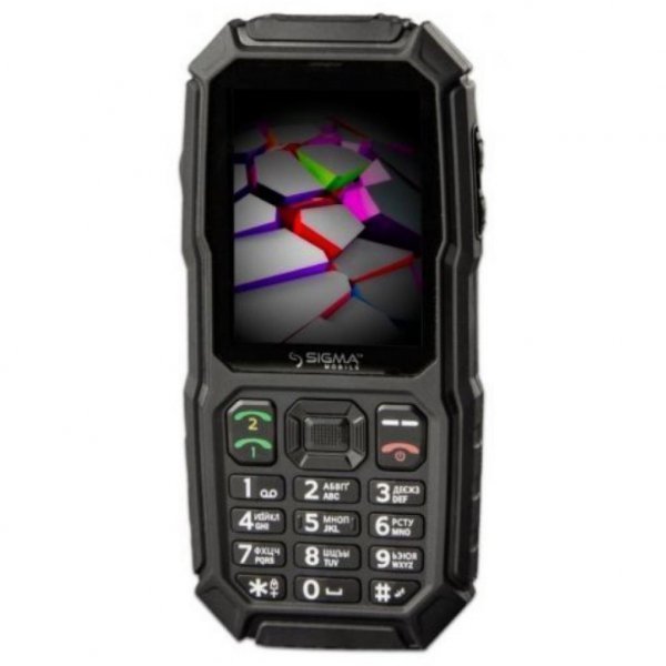 Мобільний телефон Sigma X-treme ST68 Black (4827798636718)