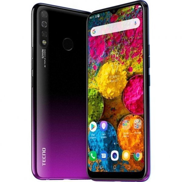 Мобільний телефон TECNO KC2 (Spark 4 3/32Gb) Royal Purple ...