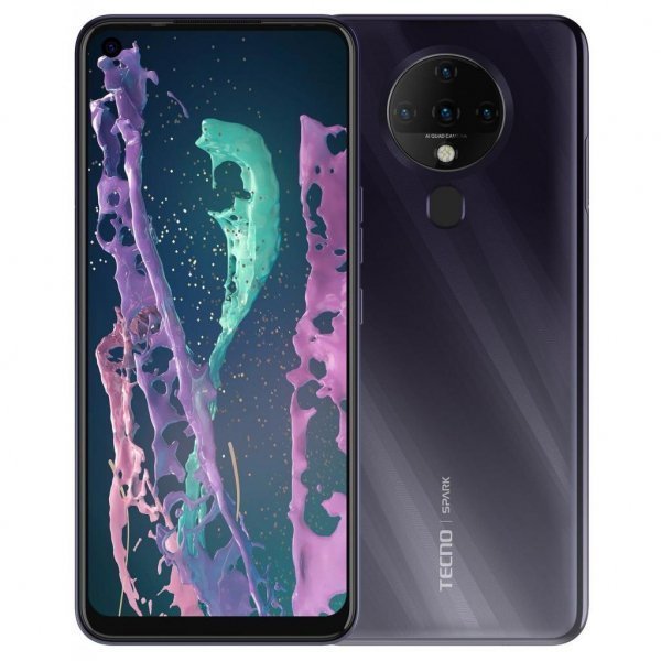 Мобільний телефон TECNO KE7 (Spark 6 4/64Gb) Comet Black (4895180762031)