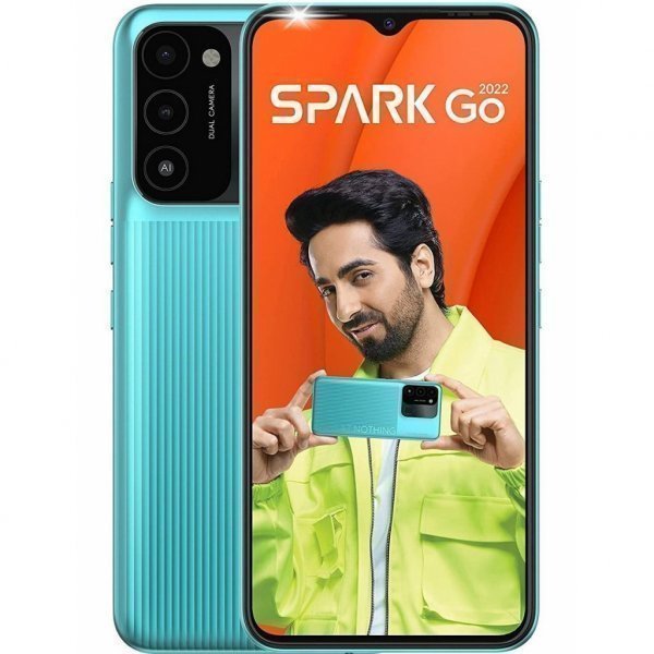 Мобільний телефон Tecno KG5m (Spark Go 2022 2/32Gb) Turquoise Cyan (4895180776960) Мобільний телефон Tecno KG5m (Spark Go 2022 2/32Gb) Turquoise Cyan (4895180776960)