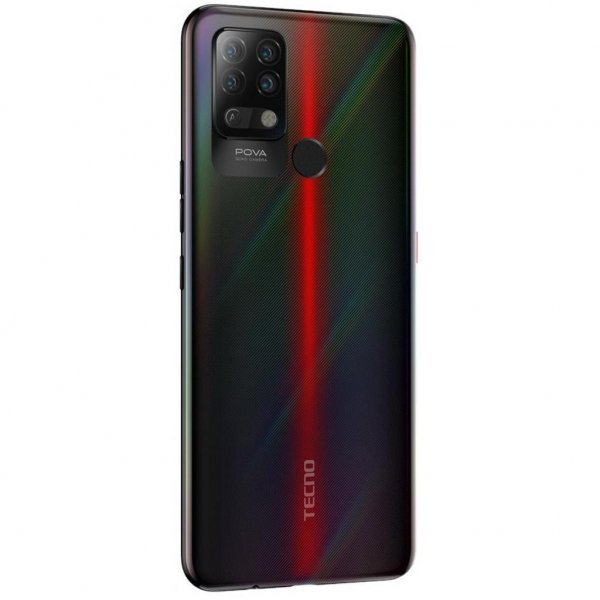 Мобільний телефон TECNO LD7 (POVA 6/128Gb) Dazzle Black (4895180762468)