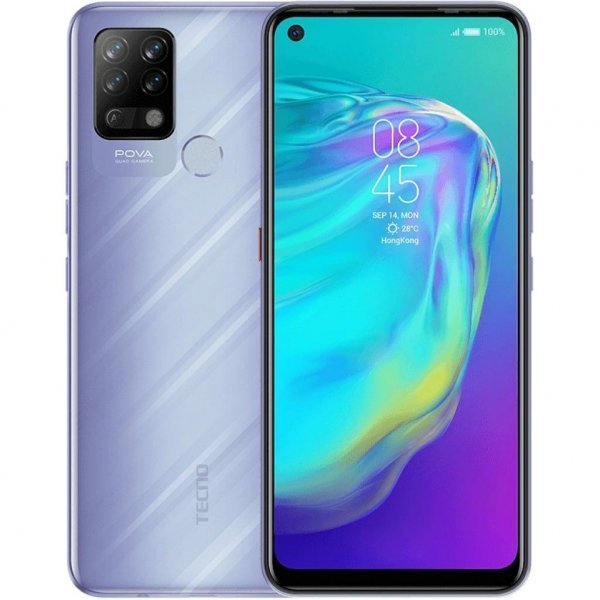 Мобільний телефон TECNO LD7 (POVA 6/128Gb) Speed Purple (4895180762451)