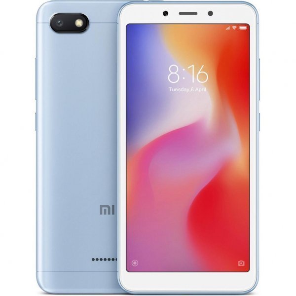 Мобільний телефон Xiaomi Redmi 6A 2/16 Blue Мобільний телефон Xiaomi Redmi 6A 2/16 Blue