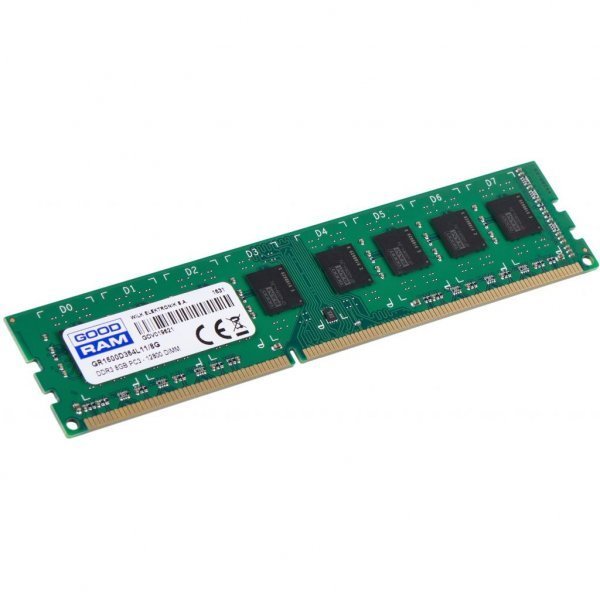 Модуль пам'яті для комп'ютера DDR3L 8GB 1600 MHz GOODRAM (GR1600D364L11/8G / GR1600D3V64L11/8G)