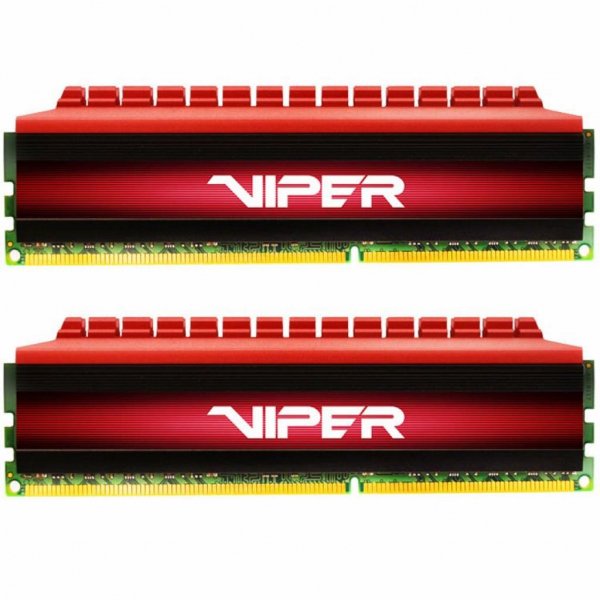 Модуль пам'яті до комп'ютера DDR4 16GB (2x8GB) 3000 MHz VIPER4 Patriot (PV416G300C6K)