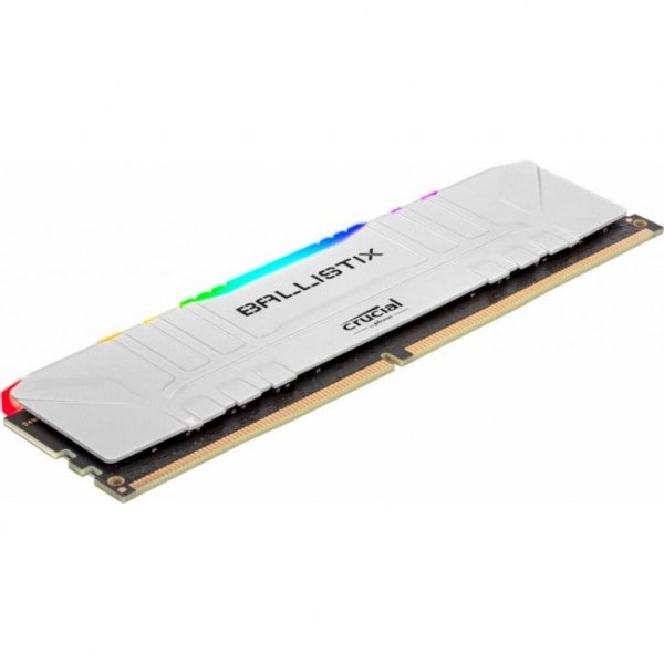Модуль пам'яті для комп'ютера DDR4 16GB (2x8GB) 3200 MHz Ballistix White RGB MICRON (BL2K8G32C16U4WL)