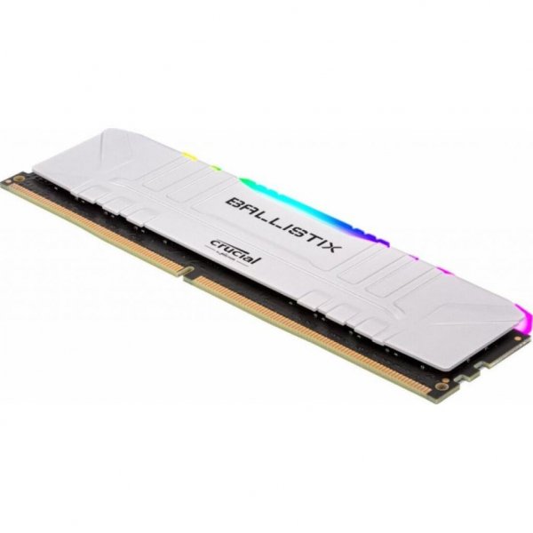 Модуль пам'яті для комп'ютера DDR4 16GB (2x8GB) 3200 MHz Ballistix White RGB MICRON (BL2K8G32C16U4WL)
