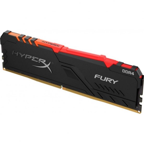 Модуль пам'яті для комп'ютера DDR4 32GB 2666 MHz HyperX Fury RGB Kingston (HX426C16FB3A/32)