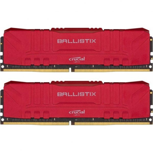 Модуль пам'яті для комп'ютера DDR4 32GB (2x16GB) 3000 MHz Ballistix Red MICRON (BL2K16G30C15U4R) Модуль пам'яті для комп'ютера DDR4 32GB (2x16GB) 3000 MHz Ballistix Red MICRON (BL2K16G30C15U4R)