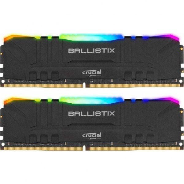 Модуль пам'яті для комп'ютера DDR4 32GB (2x16GB) 3200 MHz Ballistix Black MICRON (BL2K16G32C16U4BL) Модуль пам'яті для комп'ютера DDR4 32GB (2x16GB) 3200 MHz Ballistix Black MICRON (BL2K16G32C16U4BL)
