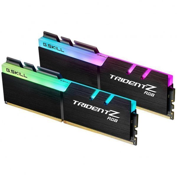 Модуль пам'яті для комп'ютера DDR4 32GB (2x16GB) 3200 MHz Trident Z RGB G.Skill (F4-3200C14D-32GTZR)