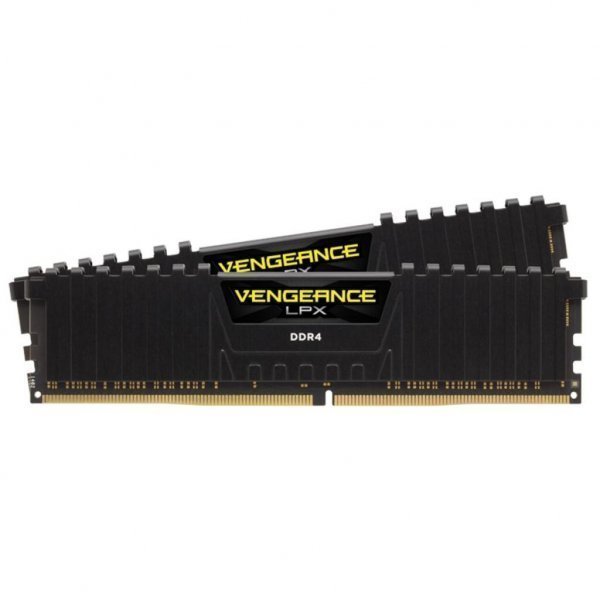 Модуль пам'яті для комп'ютера DDR4 32GB (2x16GB) 3200 MHz Vengeance LPX Black CORSAIR (CMK32GX4M2D3200C16)