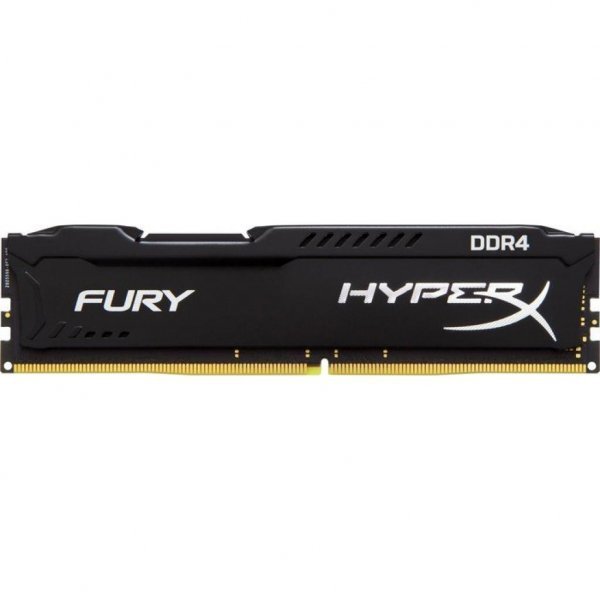 Модуль пам'яті для комп'ютера DDR4 4GB 2400 MHz Fury Black Kingston (HX424C15FB/4) Модуль пам'яті для комп'ютера DDR4 4GB 2400 MHz Fury Black Kingston (HX424C15FB/4)