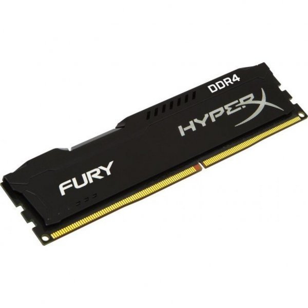 Модуль пам'яті для комп'ютера DDR4 4GB 2400 MHz Fury Black Kingston (HX424C15FB/4) Модуль пам'яті для комп'ютера DDR4 4GB 2400 MHz Fury Black Kingston (HX424C15FB/4)