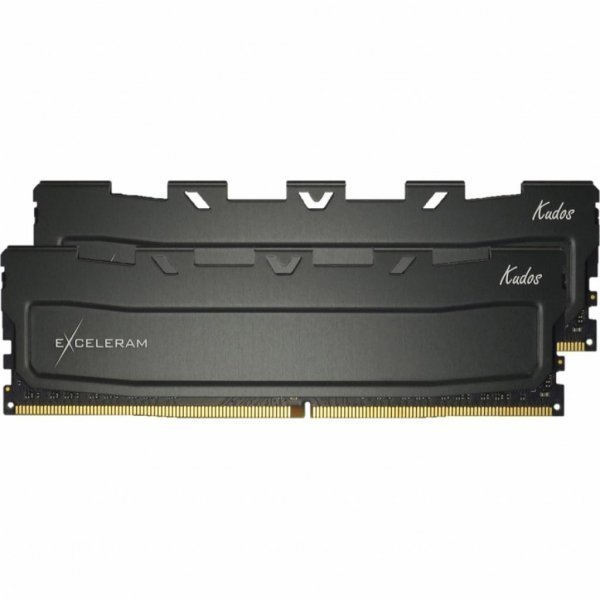 Модуль пам'яті для комп'ютера DDR4 64GB (2x32GB) 3000 MHz Black Kudos eXceleram (EKBLACK4643016CD) Модуль пам'яті для комп'ютера DDR4 64GB (2x32GB) 3000 MHz Black Kudos eXceleram (EKBLACK4643016CD)