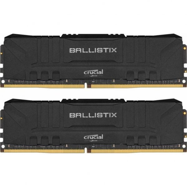 Модуль пам'яті для комп'ютера DDR4 64GB (2x32GB) 3200 MHz Ballistix Black MICRON (BL2K32G32C16U4B) Модуль пам'яті для комп'ютера DDR4 64GB (2x32GB) 3200 MHz Ballistix Black MICRON (BL2K32G32C16U4B)