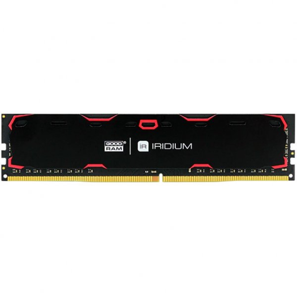 Модуль пам'яті для комп'ютера DDR4 8GB 2400 MHz Iridium Black GOODRAM (IR-2400D464L15S/8G)