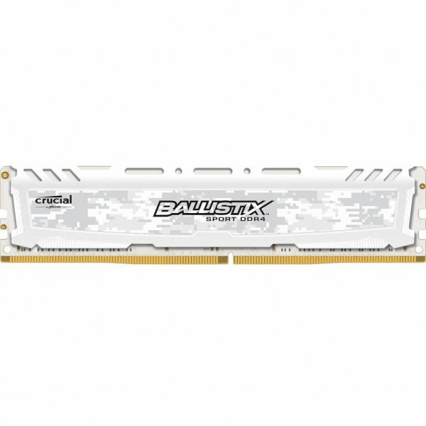 Модуль пам'яті для комп'ютера DDR4 8GB 2666 MHz Ballistix Sport LT White MICRON (BLS8G4D26BFSCK) Модуль пам'яті для комп'ютера DDR4 8GB 2666 MHz Ballistix Sport LT White MICRON (BLS8G4D26BFSCK)