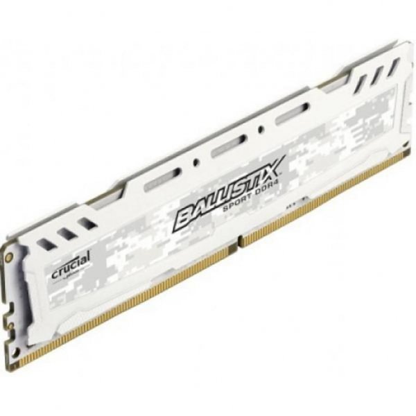 Модуль пам'яті для комп'ютера DDR4 8GB 2666 MHz Ballistix Sport LT White MICRON (BLS8G4D26BFSCK) Модуль пам'яті для комп'ютера DDR4 8GB 2666 MHz Ballistix Sport LT White MICRON (BLS8G4D26BFSCK)