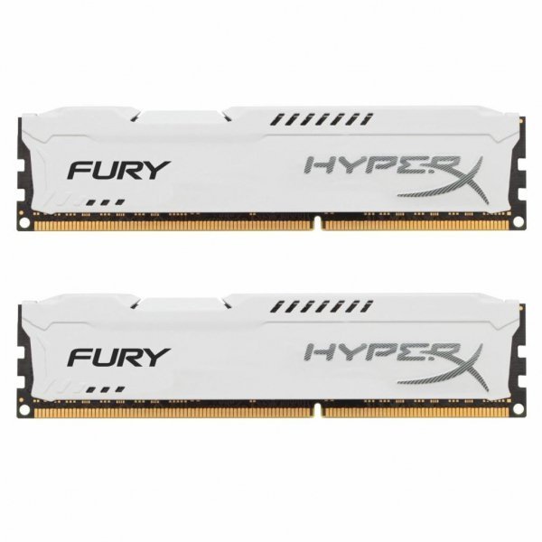 Модуль пам'яті до комп'ютера DDR3 16Gb (2x8GB) 1600 MHz HyperX Fury White Kingston (HX316C10FWK2/16) Модуль пам'яті до комп'ютера DDR3 16Gb (2x8GB) 1600 MHz HyperX Fury White Kingston (HX316C10FWK2/16)