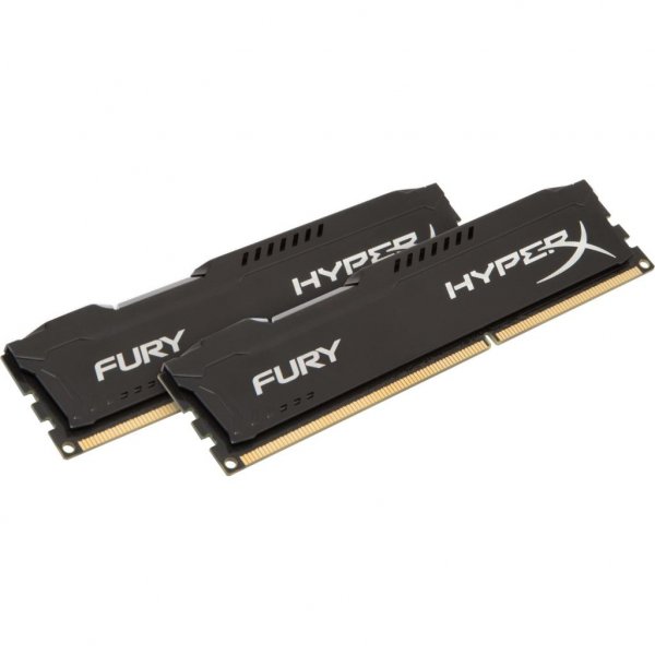 Модуль пам'яті до комп'ютера DDR3 16GB (2x8GB) 1866 MHz HyperX FURY Black Kingston (HX318C10FBK2/16)