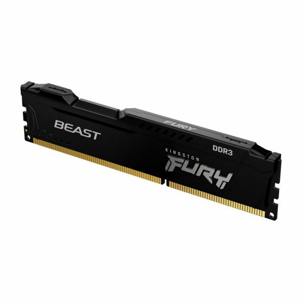 Модуль пам'яті до комп'ютера DDR3 4GB 1600 MHz Fury Beast Black HyperX (Kingston Fury) (KF316C10BB/4) Модуль пам'яті до комп'ютера DDR3 4GB 1600 MHz Fury Beast Black HyperX (Kingston Fury) (KF316C10BB/4)
