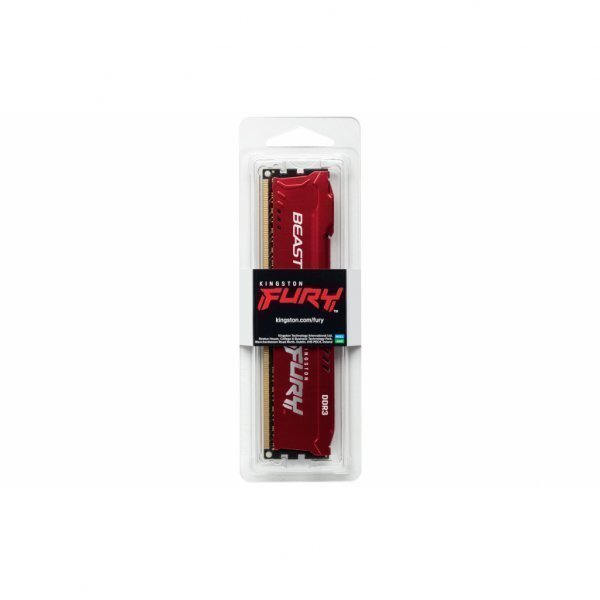 Модуль пам'яті до комп'ютера DDR3 4GB 1600 MHz Fury Beast Red HyperX (Kingston Fury) (KF316C10BR/4) Модуль пам'яті до комп'ютера DDR3 4GB 1600 MHz Fury Beast Red HyperX (Kingston Fury) (KF316C10BR/4)