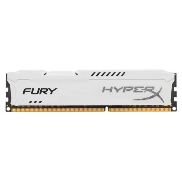 Модуль пам'яті до комп'ютера DDR3 4Gb 1600 MHz HyperX Fury White Kingston (HX316C10FW/4)