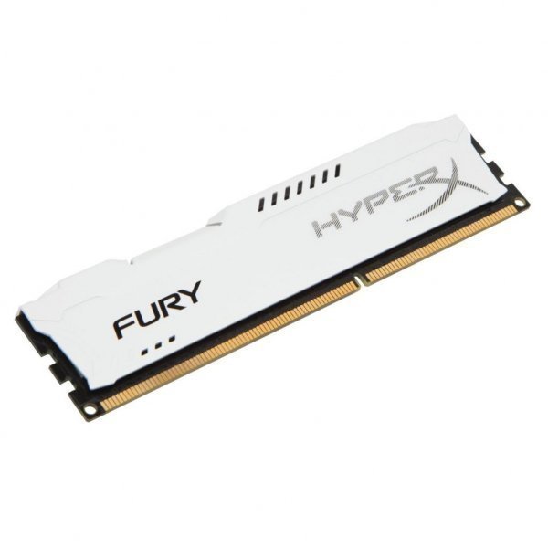Модуль пам'яті до комп'ютера DDR3 4Gb 1600 MHz HyperX Fury White Kingston (HX316C10FW/4)