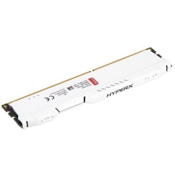 Модуль пам'яті до комп'ютера DDR3 4Gb 1600 MHz HyperX Fury White Kingston (HX316C10FW/4)
