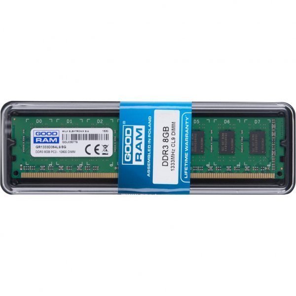 Модуль пам'яті до комп'ютера DDR3 8GB 1333 MHz GOODRAM (GR1333D364L9/8G)