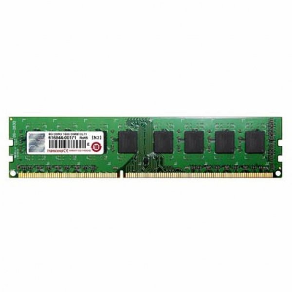 Модуль пам'яті до комп'ютера DDR3 8GB 1600 MHz Transcend (JM1600KLH-8G / TS1GLK64V6H)