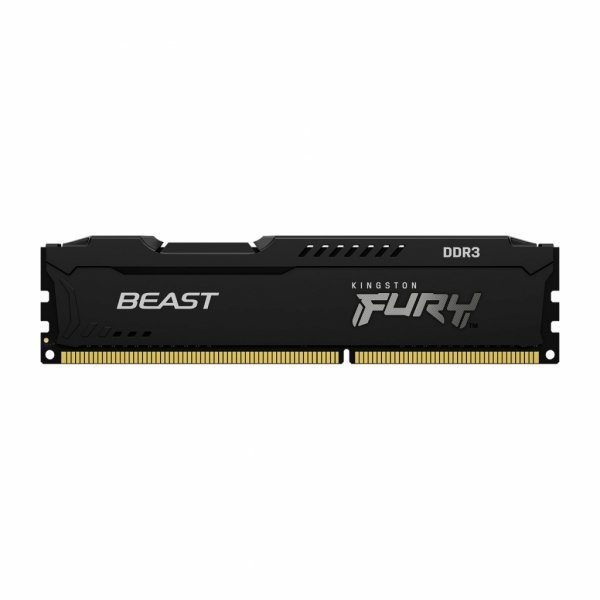Модуль пам'яті до комп'ютера DDR3 8GB 1866 MHz Fury Beast Black HyperX (Kingston Fury) (KF318C10BB/8) Модуль пам'яті до комп'ютера DDR3 8GB 1866 MHz Fury Beast Black HyperX (Kingston Fury) (KF318C10BB/8)