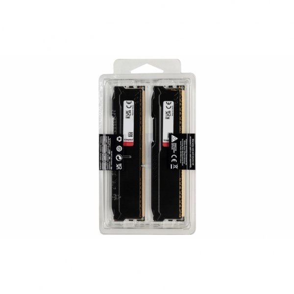 Модуль пам'яті до комп'ютера DDR3 8GB (2x4GB) 1866 MHz Fury Beast Black HyperX (Kingston Fury) (KF318C10BBK2/8)