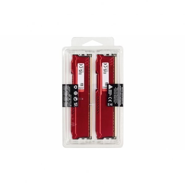 Модуль пам'яті до комп'ютера DDR3 8GB (2x4GB) 1866 MHz Fury Beast Red HyperX (Kingston Fury) (KF318C10BRK2/8) Модуль пам'яті до комп'ютера DDR3 8GB (2x4GB) 1866 MHz Fury Beast Red HyperX (Kingston Fury) (KF318C10BRK2/8)