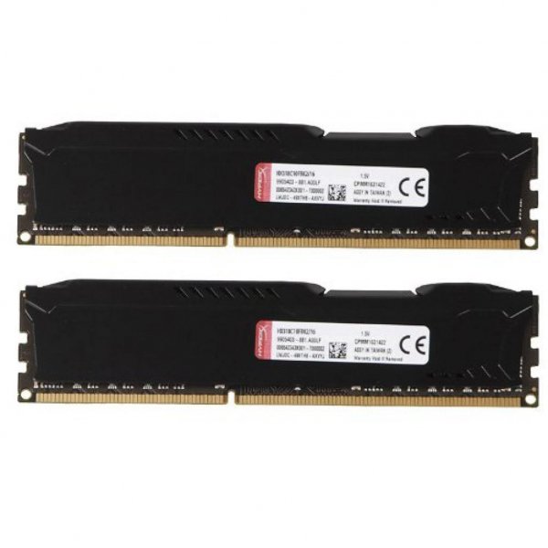 Модуль пам'яті до комп'ютера DDR3 8Gb (2x4GB) 1866 MHz HyperX Fury Black Kingston (HX318C10FBK2/8) Модуль пам'яті до комп'ютера DDR3 8Gb (2x4GB) 1866 MHz HyperX Fury Black Kingston (HX318C10FBK2/8)