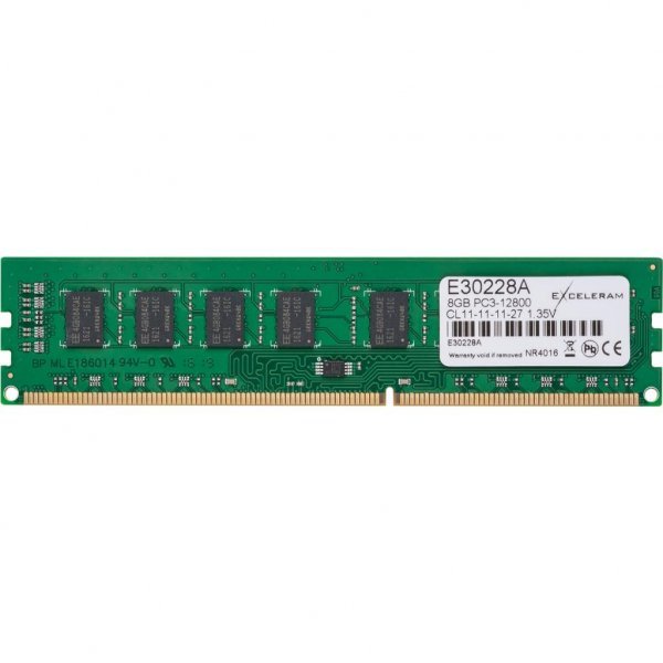 Модуль пам'яті до комп'ютера DDR3L 8GB 1600 MHz eXceleram (E30228A)