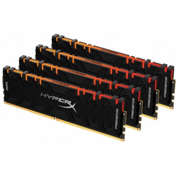 Модуль пам'яті до комп'ютера DDR4 128GB (4x32GB) 3200 MHz HyperX Predator RGB Kingston (HX432C16PB3AK4/128) Модуль пам'яті до комп'ютера DDR4 128GB (4x32GB) 3200 MHz HyperX Predator RGB Kingston (HX432C16PB3AK4/128)