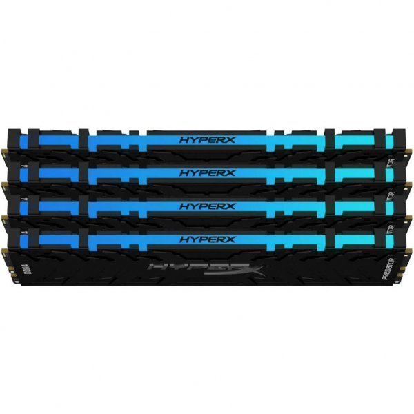 Модуль пам'яті до комп'ютера DDR4 128GB (4x32GB) 3200 MHz HyperX Predator RGB Kingston (HX432C16PB3AK4/128) Модуль пам'яті до комп'ютера DDR4 128GB (4x32GB) 3200 MHz HyperX Predator RGB Kingston (HX432C16PB3AK4/128)