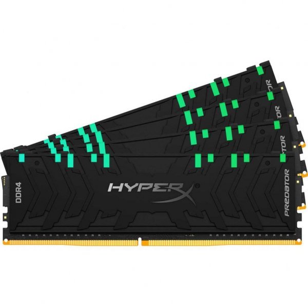 Модуль пам'яті до комп'ютера DDR4 128GB (4x32GB) 3200 MHz HyperX Predator RGB Kingston (HX432C16PB3AK4/128) Модуль пам'яті до комп'ютера DDR4 128GB (4x32GB) 3200 MHz HyperX Predator RGB Kingston (HX432C16PB3AK4/128)