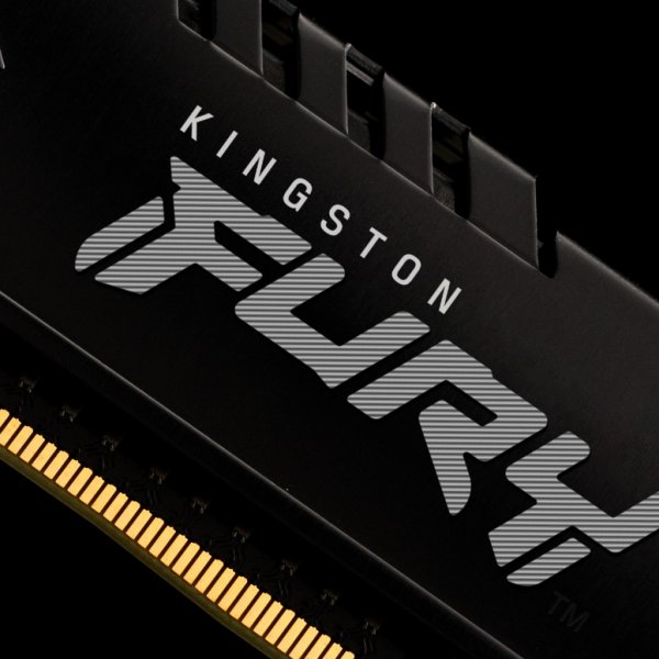 Модуль пам'яті до комп'ютера DDR4 16GB (2x8GB) 2666 MHz Fury Beast Black HyperX (Kingston Fury) (KF426C16BBK2/16)